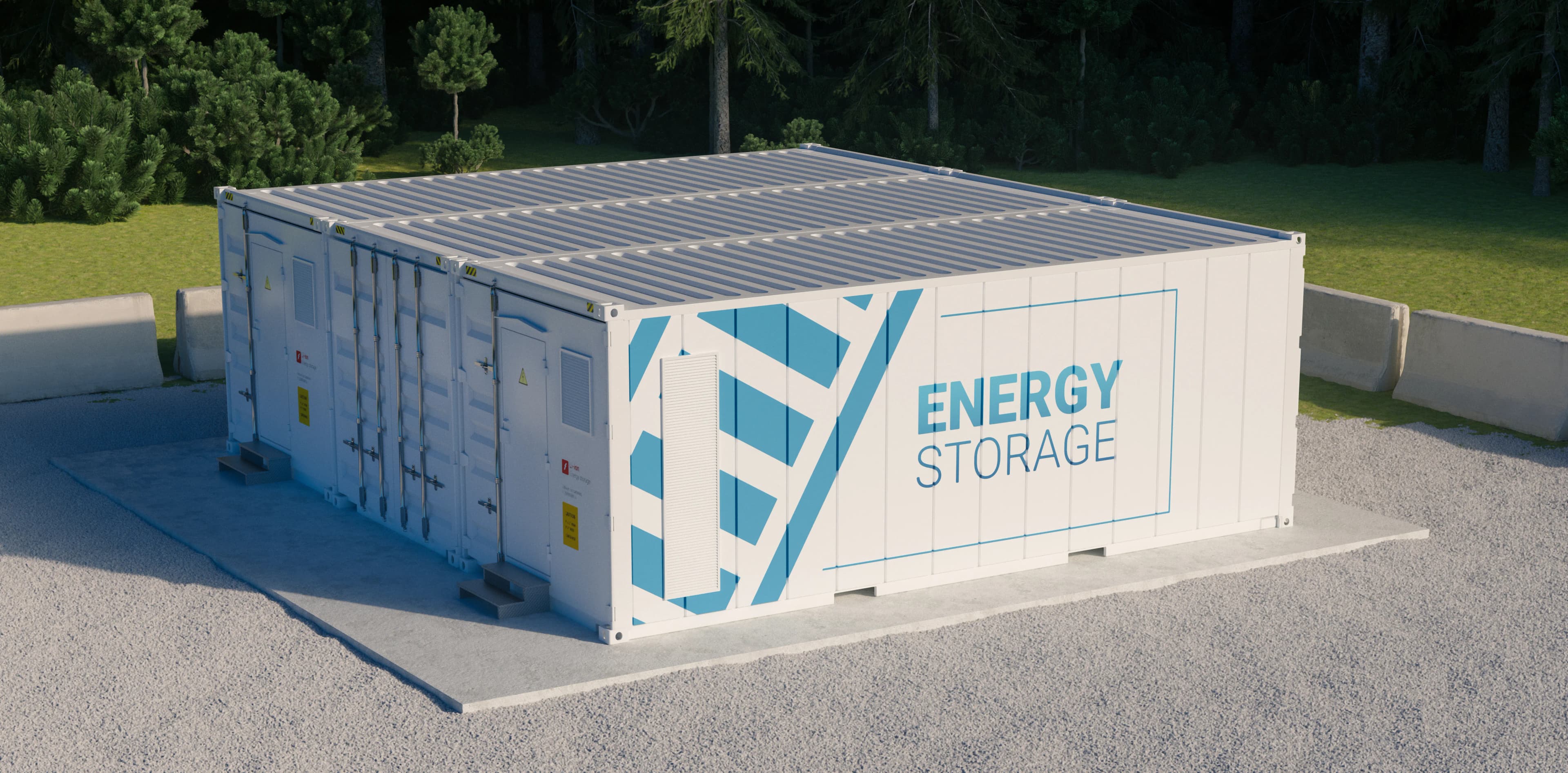 Commercial battery energy storage system (BESS) installation for UK commercial building